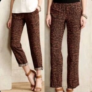Anthropologie HEI HEI Kira Boho Adjustable Length Pants Size XS